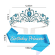 thumbnail image 2 of Kit de tiara de cristal y banda para cumpleaños, coronas para mujer, banda para decoración de cumpleaños, diadema con diamantes de imitación, 2 of 5