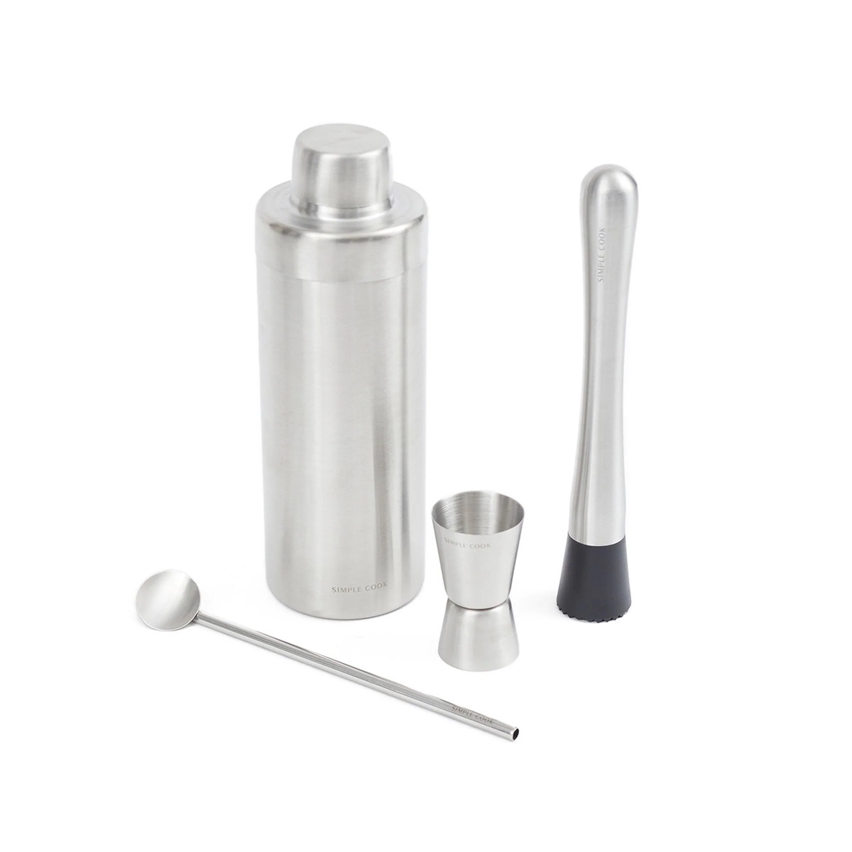 Coctelera & Set De Mixología Simple Cook Essential