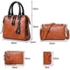 thumbnail image 2 of Set De 4 Cartera Bolso Monedero Estuche Neceser Tarjetero Para Mujer Marrón, 2 of 6