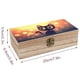 thumbnail image 2 of Caja Organizadora de Madera Rústica Fiesta del Gato Negro Desmarcar, 2 of 6