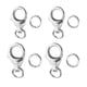 thumbnail image 1 of 4 Uds. De Broche De Langosta De Plata De Ley 925, Conector Para Encontrar Joyas DIY, 1 of 5