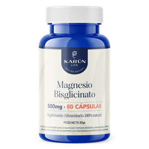 Karunlife - Bisglicinato De Magnesio 500 Mg 60 Cápsulas