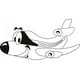 thumbnail image 1 of Decomural Cartoon Airplane Aircraft WS-17920, 1 of 2