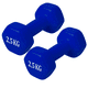 thumbnail image 1 of Par de Mancuernas 2,5 kg c/u Total 5 kg Hexagonales de Vinilo, 1 of 2