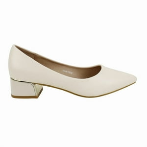 Zapato New Walk Formales Crema