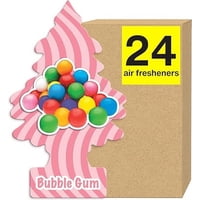 Pack 24 Pinos Little Trees Aromáticos Aroma Chicle/Bubblegum