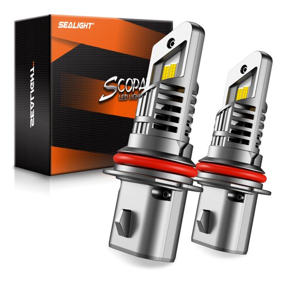 Bombillas SEALIGHT 9007 6500K Blanco 50000LM Juego de 2