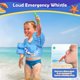 thumbnail image 4 of Chaleco de natación MoKo para niños pequeños de 6 a 14 kg con silbato de emergencia, 4 of 8