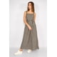 thumbnail image 1 of Vestido Largo Cuadros Javiera Negro negro XL, 1 of 4