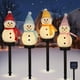 thumbnail image 1 of Luces solares para decoración navideña Lewondr Snowman, 4 unidades, 1 of 8