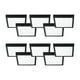 thumbnail image 1 of Pack 10 Panel LED Sobrepuesto Cuadrado Negro PRO 12W Neutro, 1 of 3