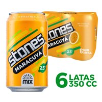 Cerveza Maracuyá 2.5° Pack 6 Lata 6 Un Stones