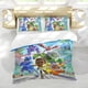 thumbnail image 5 of RoboGobo Conjunto de sábanas temático, trío de piezas, cómodo y amigable con la piel, diseño único, regalo de decoración para el hogar para familiares, amigos y fans,140cm *210cm, 5 of 6