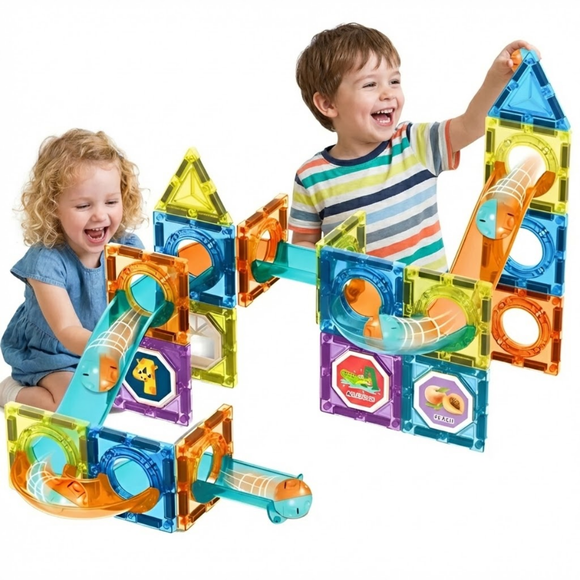 Set 42 Pcs Bloques Magnéticos De Construcción 3+ Años