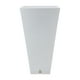 thumbnail image 2 of Macetero Blanco Zurique 74cm Alto Con Plato, 2 of 3