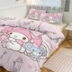 thumbnail image 2 of My Melody Duvet Cover Set 3 Piece Bedding Set Double Sided Printing Decorative Comforter Cover Set, 2 of 5