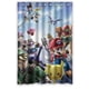thumbnail image 1 of Cortina de ducha de la colección Anime Pikachu Mario, juego de cortina de baño con ganchos, tamaño 48 x 72 pulgadas, 1 of 3