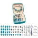 thumbnail image 1 of 66x Juego De Fabricación De Pulseras Colgantes DIY Craft Spacer Beads Para La Fabricación De Joyas Azul, 1 of 5