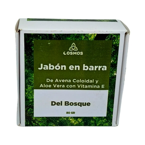 Jabón en barra exfoliante e hidratante aroma del bosque