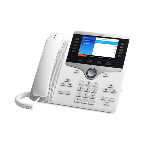 Teléfono VoIP Cisco 8841, pantalla de 5 pulgadas, fuente de alimentación no incluida