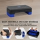 thumbnail image 4 of Plataforma de entrenamiento Aerobic Stepper Fitvids 18 con 2 elevadores, 4 of 7
