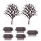 thumbnail image 4 of 70 Uds árboles Modelo 2,36 Pulgadas árbol De Melocotón Para Tren Mesa De Arena Paisaje Paisaje, 4 of 5