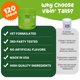 thumbnail image 4 of Multivitamínico para perros Vibin' Tails 24 en 1 sabor tocino 120 unidades, 4 of 7
