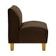 thumbnail image 3 of Poltrona Soft 1C Felpa 04 Chocolate, 3 of 4