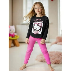 Pijama Niña Hello Kitty Gris 4