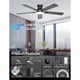 thumbnail image 2 of Ventilador de Techo Phylluz GLX047 52 pulg Bajo Perfil LED DC, 2 of 3