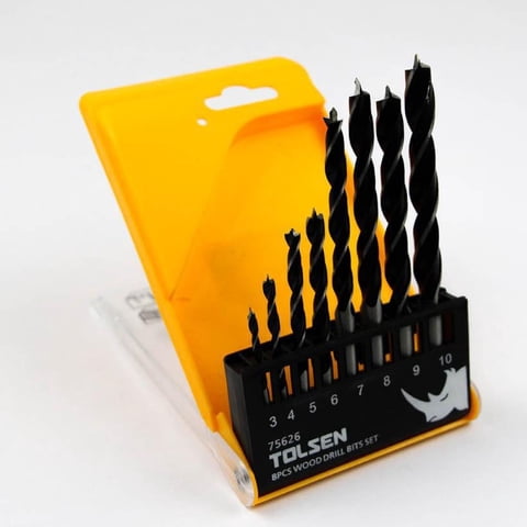 Tolsen - Brocas Para Madera Juego 8 Piezas