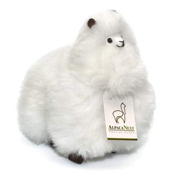 Alpaca de Peluche AlpacaNext 23 cm Blanco Hipoalergénico