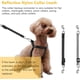 thumbnail image 4 of conectores para collar de perro, correa de clip de doble extremo, clip de respaldo para collar de perro, correa de nailon reflectante, collar de respaldo para cachorros (negro, gris), 4 of 7