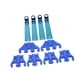 thumbnail image 2 of Kit De Telar De Cable De Encendido De 4 Piezas 7 8 9 Mm Separadores Para Chevrolet SB BB Car Blue, 2 of 5