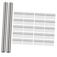 Magideal - Clavo De Rosca De Doble Cabeza, Tornillos De Seguridad Invisibles, Rodapiés Para Muebles, Sillas, Sofás, Manualidades De Bricolaje, Clavos De Cemento, , 200 Piezas