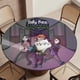 thumbnail image 5 of Sally Face theme Fitted Round Tablecloths Elastic Edged Table Covers Waterproof Table Cloth For Kitchen Holiday Party Tables Decor 150cm, 5 of 6