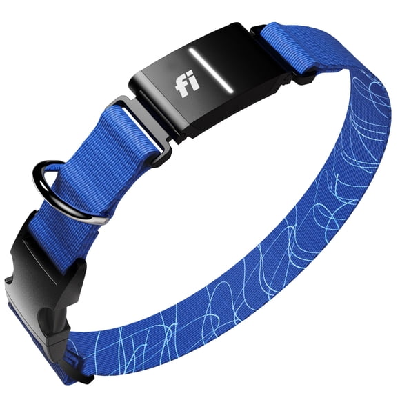 Collar Rastreador para Perros Fi Serie 3+ GPS Impermeable Azul