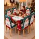 thumbnail image 3 of Set de Comedor de 7 Piezas Mantel y Fundas Navideñas para Sillas, 3 of 6