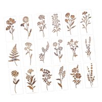 Bothyi - 18 Plantillas De Pintura De Flores Para Manualidades, Decoración De Pared