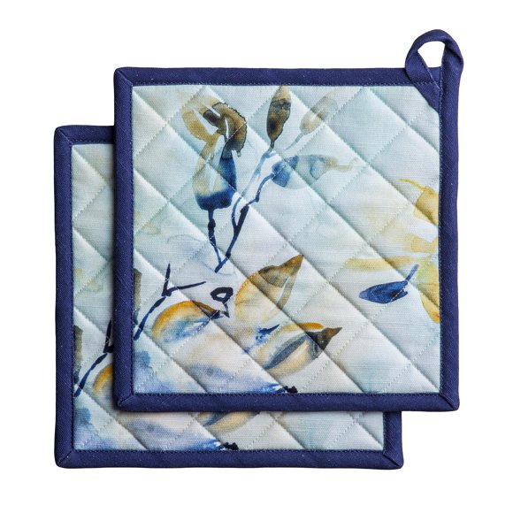 Manoplas de cocina Maison d' Hermine 20 cm (2 unidades) de algodón