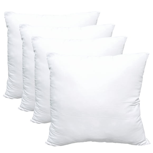 Insertos De Almohada Luxury 45 X 45 Cm Paquete De 4 Unidades Poliéster