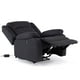 thumbnail image 3 of Berger 1 Cuerpo Reclinable Eléctrico Moderno Negro New Praga 8041rffbkpw, 3 of 6