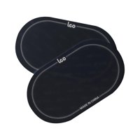 Magideal - 2 Piezas De Parche De Pedal De Bombo Protector De Parche De Tambor Almohadillas De Práctica De Instalación Fácil Y Rápida Accesorios De Instrumentos , Negro 15,7 Cm X 9 Cm Negro 157 Cm X 9 Cm