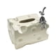 thumbnail image 2 of Dispensador De Servilletas Decorativas De Cerámica Con Cubierta De Caja De Pañuelos Para Tocador, Oficina, Hogar, Blanco, 2 of 5