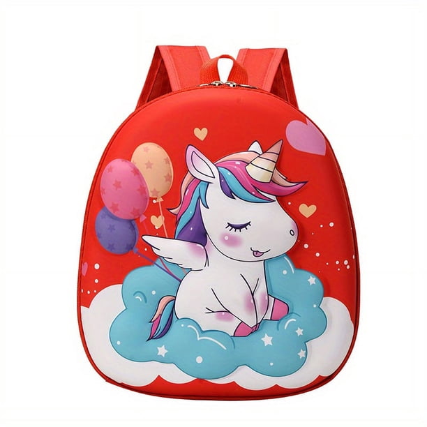 Cartoon Schoolbag For Boys And Girls Cute Unicorn Dinosaur Backpack Lightweight 3D Backpack For Travel School