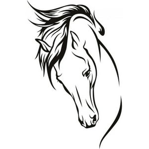 Rienda Libre Graphics - Decomural Horses Head Horse Ws-17458