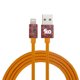 thumbnail image 1 of Cable Lightning Fabric MFI Lightning USB Naranjo, 1 of 3