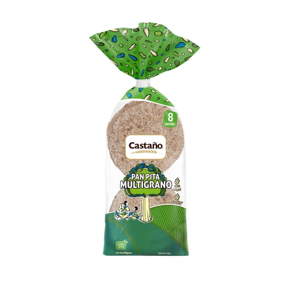 Pan Pita Multigrano 8 Un, 300 gr
