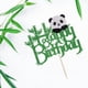 thumbnail image 2 of Decoración de tarta Qertesl Panda, feliz cumpleaños, animales de la jungla, 2 of 6