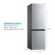 thumbnail image 2 of Refrigerador Midea Bottom Freezer Frío Directo / Mdrb241Fge50 169 Litros, 2 of 10